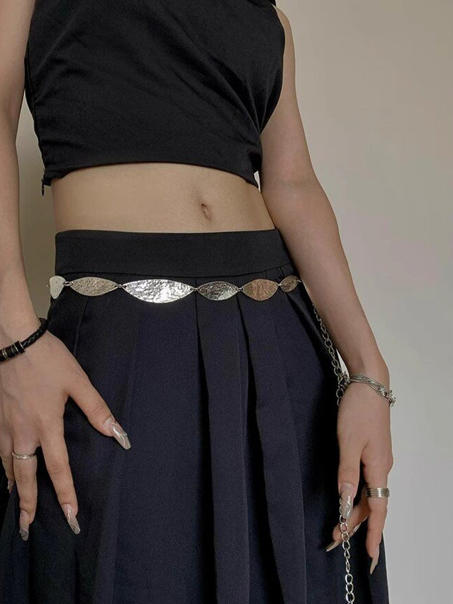 Boho Silver Adjustable Waist Chain Women N6C160