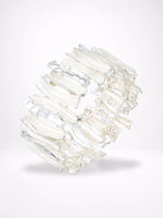 Load image into Gallery viewer, Enamel Exaggerated Geometric Stretch Bangle Women N6C217