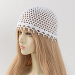 Load image into Gallery viewer, Hand Crochet Pearl Cotton Cap Women N6G214