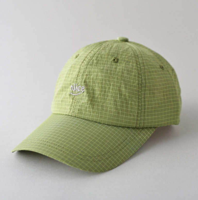 Embroidered Letter Check Quick-Dry Baseball Cap N6C082