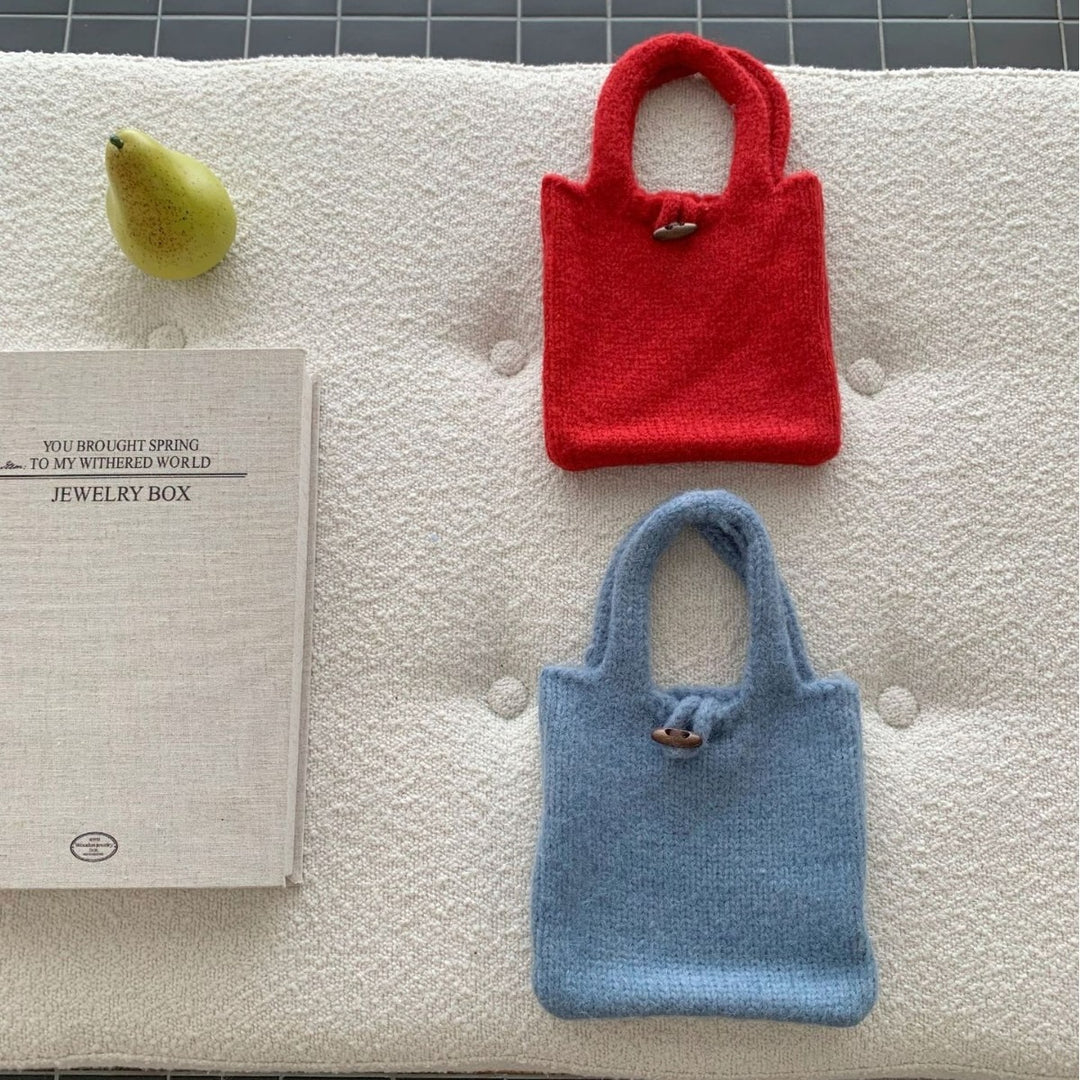 Knit Handbag Women Commuter Storage Bag N6H317