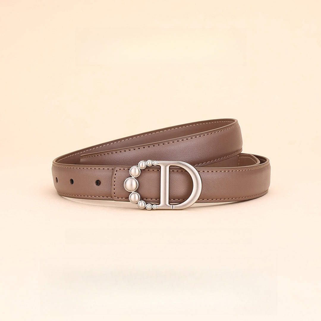 Business Letter Design Genuine Leather Belt Women N6H328