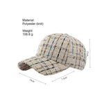Load image into Gallery viewer, Hard Top Knit Baseball Cap Women Adjustable Sun Visor N6G206