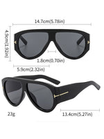 Load image into Gallery viewer, T Bridge Oversized Sunglasses Women N6B170