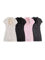 Load image into Gallery viewer, Bow Detail Square Neck Bodycon Short Dress Women N6E156