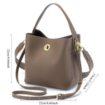 Load image into Gallery viewer, Women's Genuine Leather Bucket Shoulder Bag N6J165