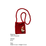 Load image into Gallery viewer, Kids Duck Knit Crossbody Bag N6H315
