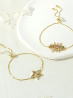 Load image into Gallery viewer, Zircon Letter MAMA Bracelet Women N6D504