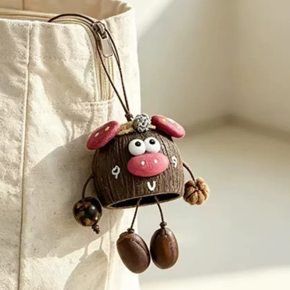 Natural Conch Fruit Cartoon Keychain Bag Charm N6F289
