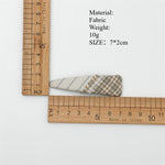 Load image into Gallery viewer, Plaid Fabric Triangle Hair Clips Women S5P759
