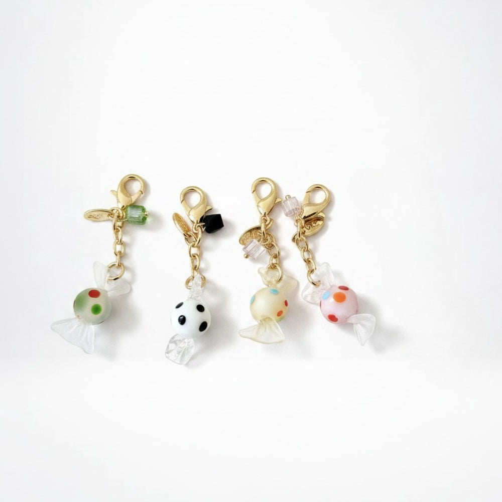 Polka Dot Candy Charm Pendant for Backpack  Accessory N6D040