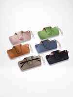 Load image into Gallery viewer, Genuine Leather Vintage Sunglasses Case Women N6C280