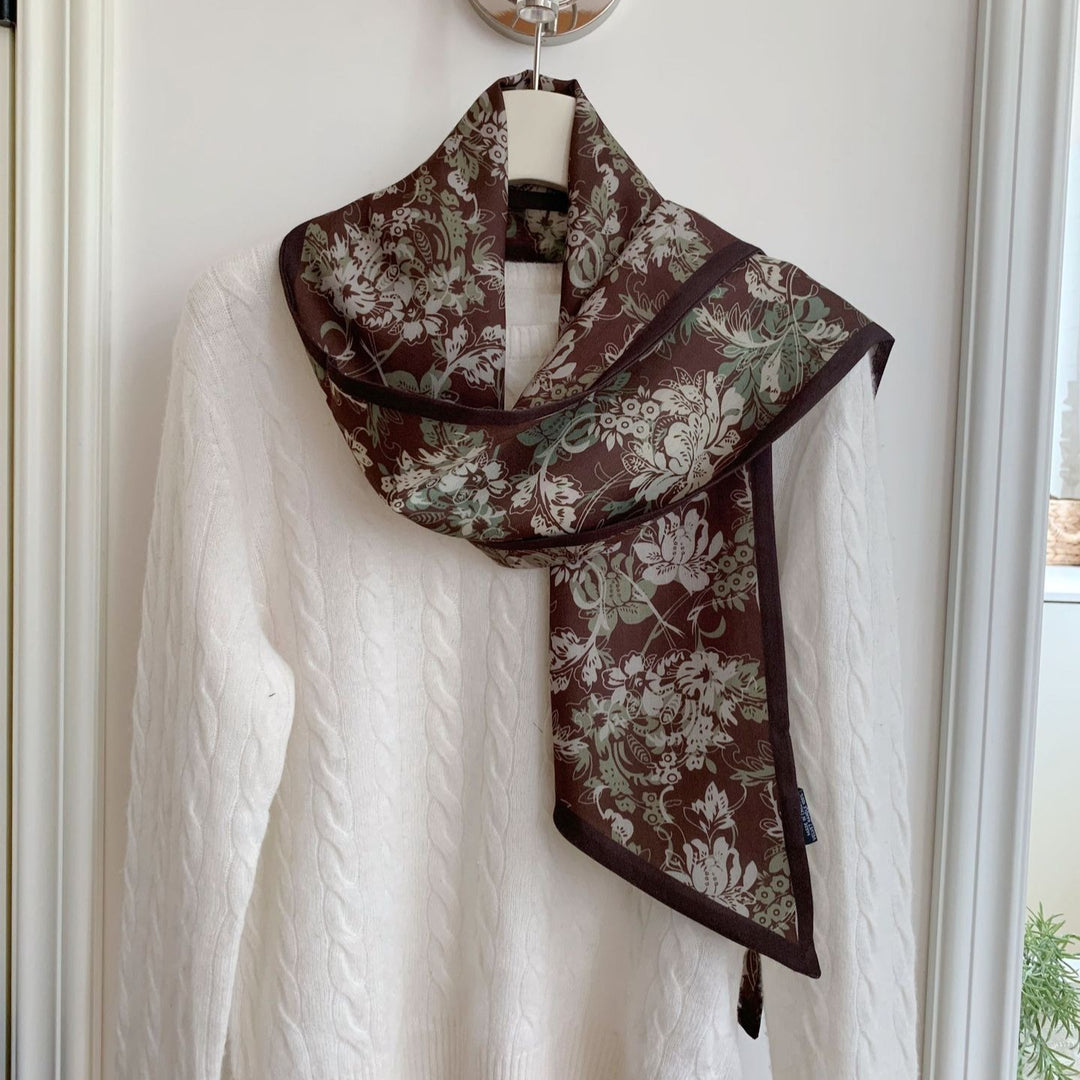 Women's Cotton Linen Printed Scarf Shawl N6J143