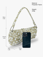 Load image into Gallery viewer, Distressed Polka Dot Asymmetric Hobo Bag Women N6C313