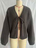 Load image into Gallery viewer, Solid Sexy V-Neck Slim Fit Hand-Tied Knit Cardigan N6G142