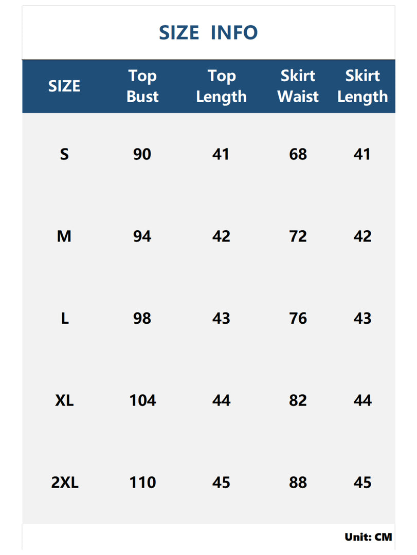 Vest and High Waist Skirt Set Women Beige N6D071