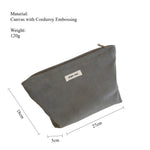 Load image into Gallery viewer, Solid Corduroy Texture Canvas Organizer S5P328