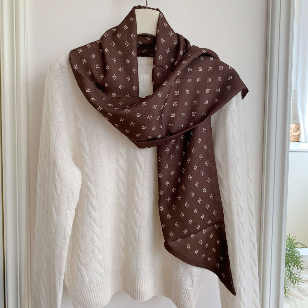 Women's Cotton Linen Printed Scarf Shawl N6J143