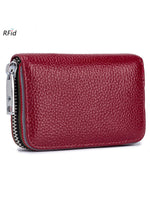 Load image into Gallery viewer, RFID Leather Accordion Card Case 12 Slots Women N6D034