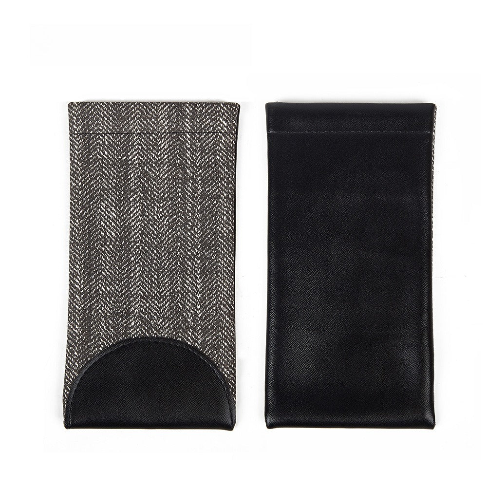 PVC Eyeglass Pouch Auto-Closure Sunglass Sleeve N6G102