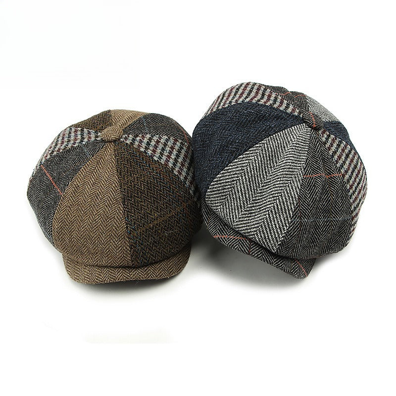 Newsboy Cap with Classic Eight Panel Design  M5A266