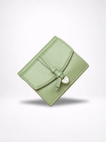Load image into Gallery viewer, Pebble Grain Genuine Leather Short Bi-fold Wallet  N6D024