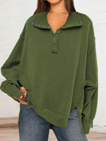 Load image into Gallery viewer, Contrast Rib Polo Coat Vented Puff Sleeve  N5Z258
