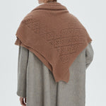 Load image into Gallery viewer, Hollow Knit Shawl Square Scarf Women Lightweight N6H249