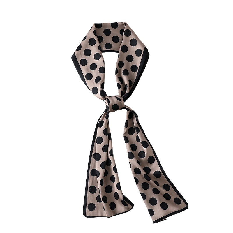Polka Dot Multi-Use Ribbon Scarf  M5A263
