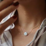 Load image into Gallery viewer, Mini Freshwater Pearl Geometric Choker Titanium Steel N6H172