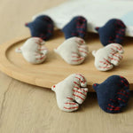 Load image into Gallery viewer, Handmade Homespun Cotton Animal Brooch Cute Pin N6G021