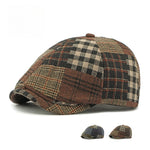 Load image into Gallery viewer, Six Panel Adjustable Newsboy Cap  M5A267