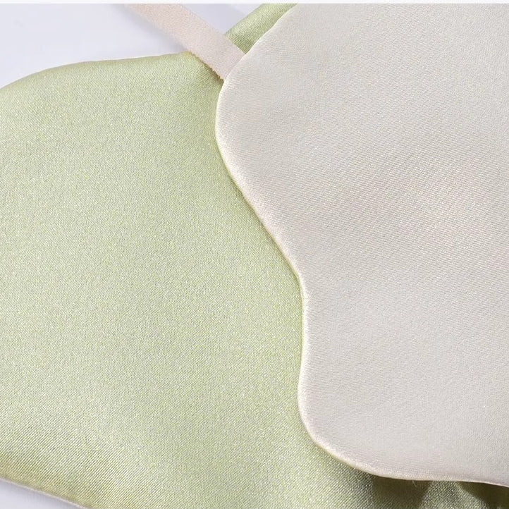Silk Sleep Eye Mask Women Contoured Cloud Shape S5P820