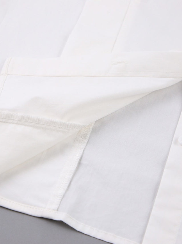 French Sharp Shoulder Slimming Shirt Women N6C136