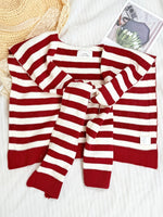 Load image into Gallery viewer, Striped Knit Shawl Scarf Wrap Women N6E175