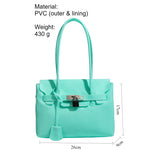 Load image into Gallery viewer, PVC Jelly Handbag Shoulder Purse N6G207