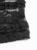 Load image into Gallery viewer, Black Lace Fitted Camisole Top Women N6C240