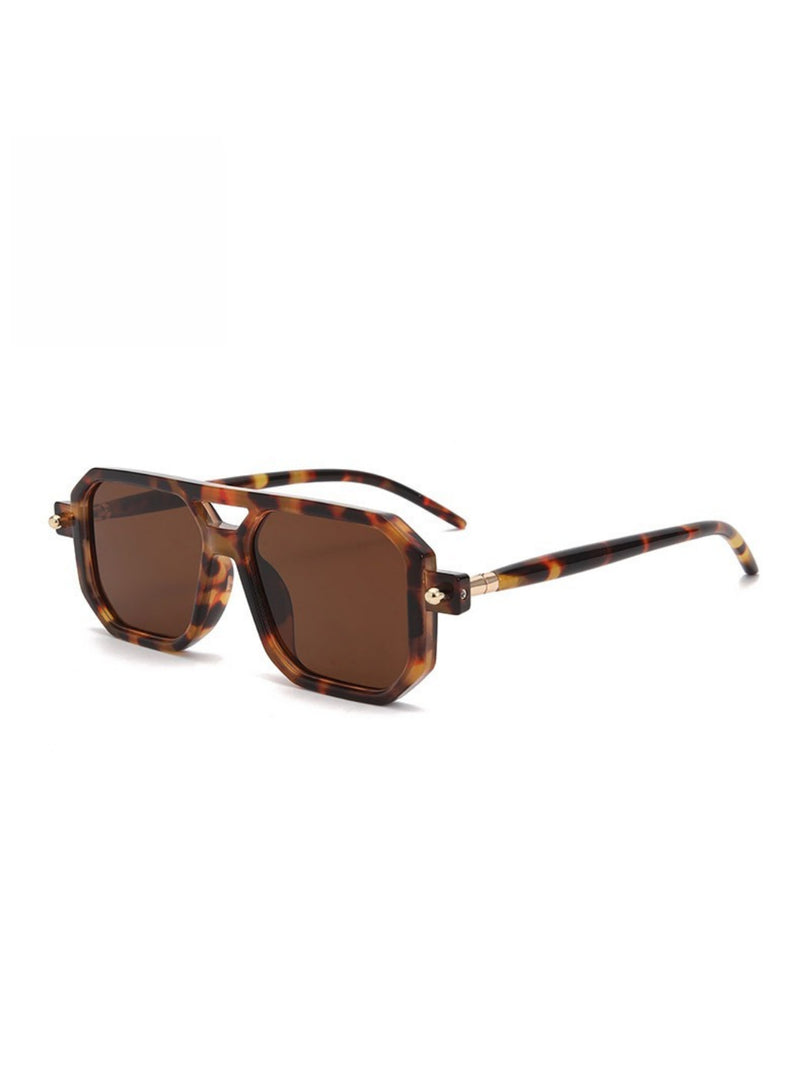 Retro Square Flat Sunglasses Fashion Women N6B155
