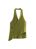 Load image into Gallery viewer, Halter Neck Satin Camisole Women N6C264