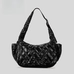 Load image into Gallery viewer, Quilted Dumpling Shoulder Bag Nylon  Polyester S5P376