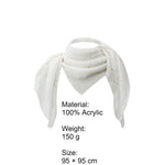 Load image into Gallery viewer, Hollow Knit Shawl Square Scarf Women Lightweight N6H249