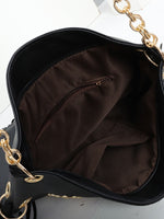 Load image into Gallery viewer, Soft Leather Rivet Fringe Tote Bag Women N6C221