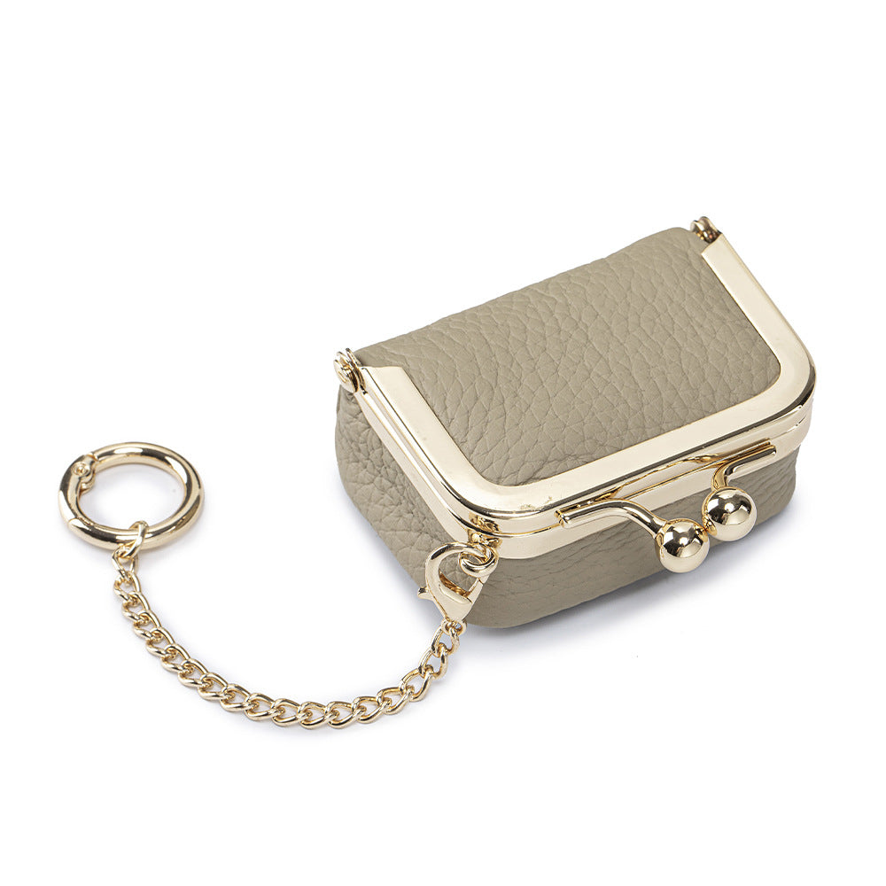 Unisex Leather Mini Jewelry Clutch N6J228