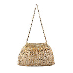 Load image into Gallery viewer, Hand Beaded Acrylic Crescent Bag Open-Top Design S5P405