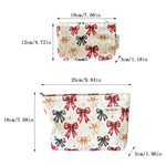 Load image into Gallery viewer, Womens Christmas Print Polyester Cosmetic Bag N6K107