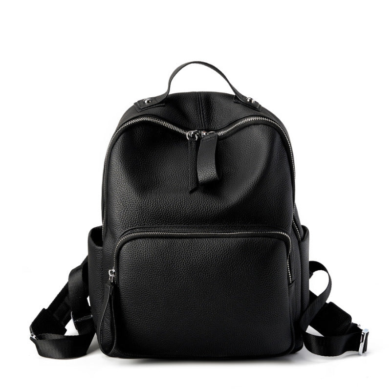 Genuine Leather Backpack Laptop Travel Commuter N6F162