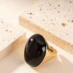 Load image into Gallery viewer, Statement Enamel Adjustable Open Ring Geometric N6H205