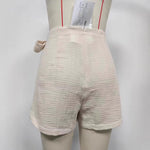 Load image into Gallery viewer, Beach Asymmetrical Skirt Shorts Side Bow Tie N6A104