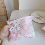 Load image into Gallery viewer, Floral Quilted Compact Organizer Cotton Canvas S5P359