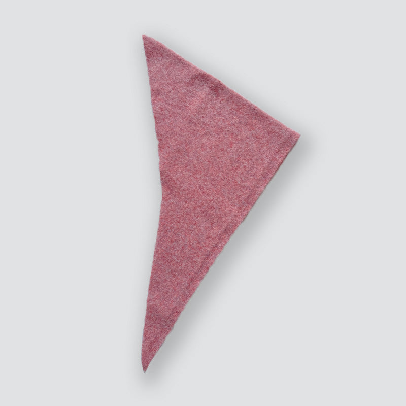 Wool Blend Triangle Scarf  M5A163